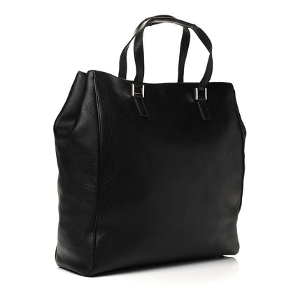 Gucci Pebbled Calfskin Large Tote Black 2 of 4