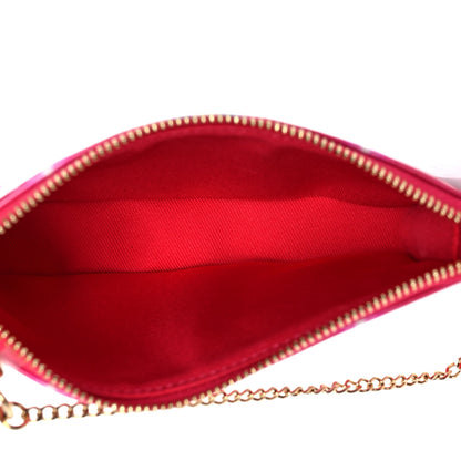Louis Vuitton Vernis Valentine Mini Pochette Accessories Fuchsia Neon 5 of 9