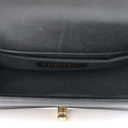 Chanel Calfskin Quilted Small Boy Flap Black 5 of 14