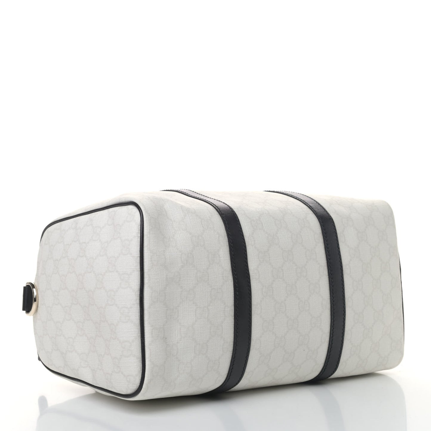 GG Plus Monogram Medium Joy Boston White Black