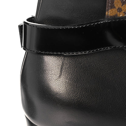 Louis Vuitton Calfskin Monogram Star Trail Ankle Boots 40 Black 8 of 12