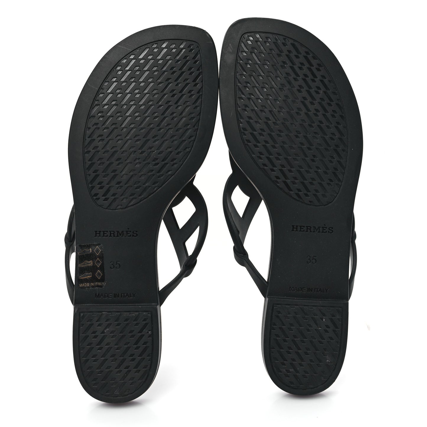 Rubber Womens Egerie Sandals 35 Black