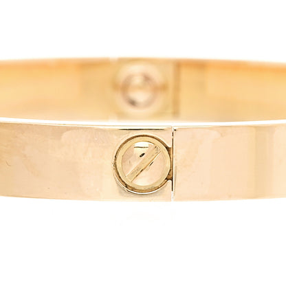 Cartier 18K Yellow Gold LOVE Bracelet 16 6 of 7