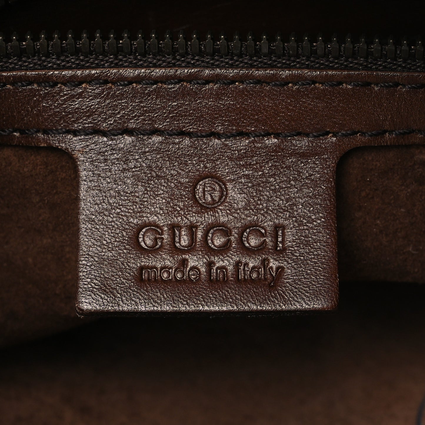 Calfskin GG Reins Hobo Brown