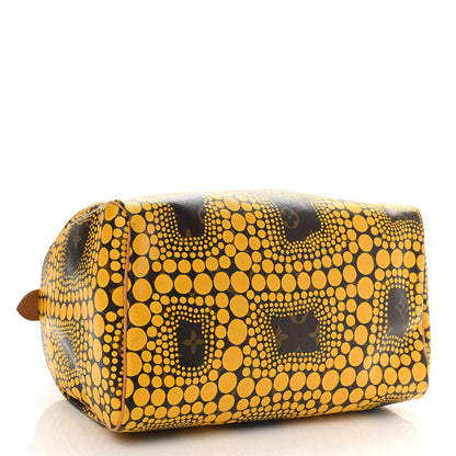 Louis Vuitton Monogram Kusama Town Speedy 30 Yellow 4 of 10