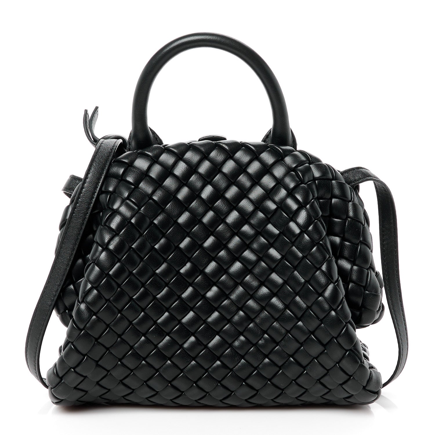 Bottega Veneta Nappa Intrecciato Small Padded The Handle Black 1 of 11