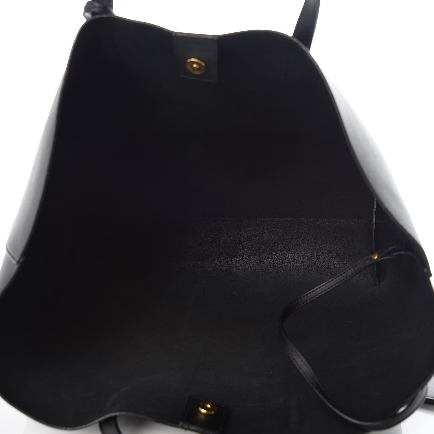 Saint Laurent Calfskin Large Shopping Tote Black 6 of 10