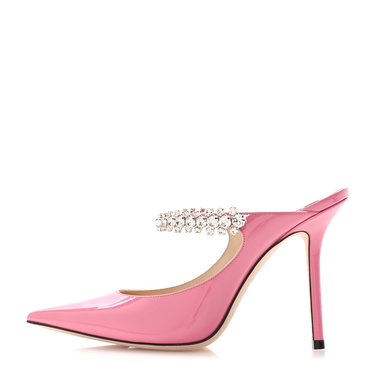 Patent Crystal Bing 100 Pumps 37 Candy Pink