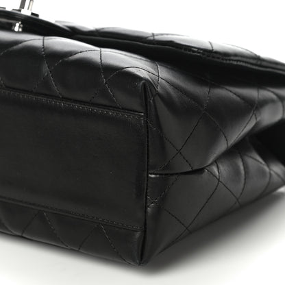 Chanel Lambskin Quilted Medium Kelly Flap Bag Black 10 of 14
