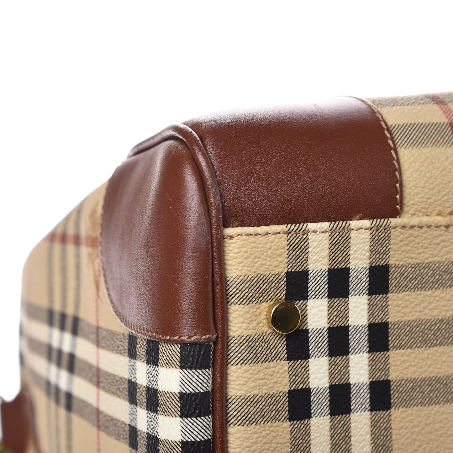Haymarket Check Duffle Bag Brown