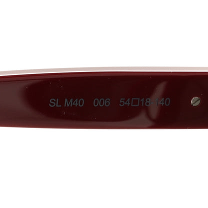 Saint Laurent Acetate SL M40 Sunglasses Red 7 of 8