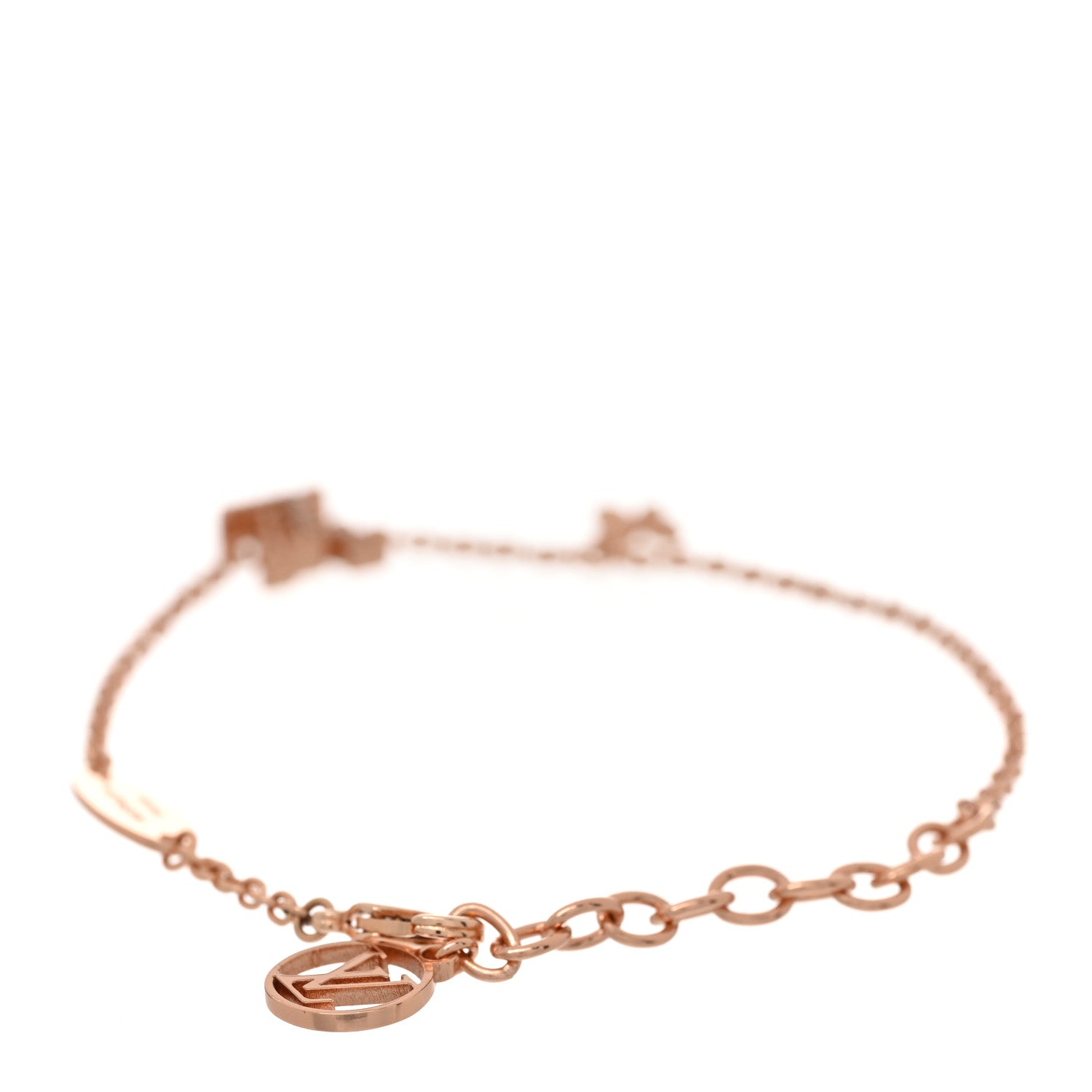 Louis Vuitton Metal Crystal LV Iconic Blush Bracelet Blush Pink 3 of 6
