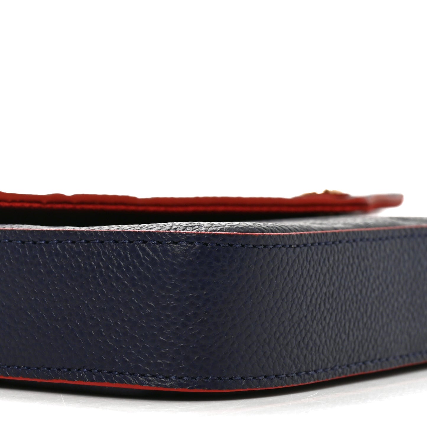 Empreinte Pochette Felicie Chain Wallet Marine Rouge