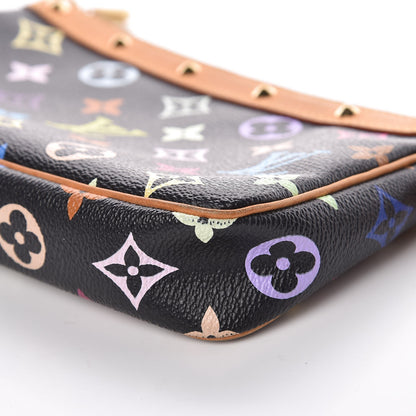 Louis Vuitton Monogram Multicolor Pochette Accessories Black 10 of 10