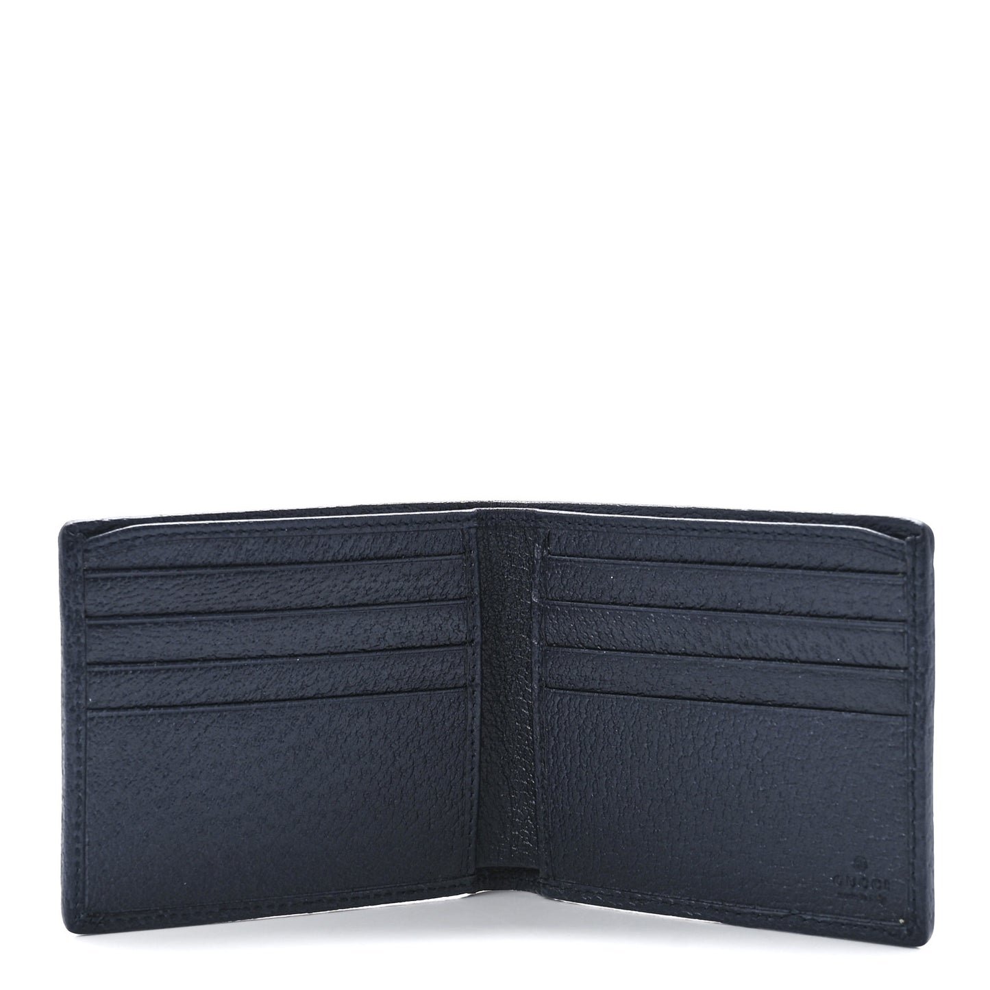 Monogram Multicolor Textured Calfskin Retro Interlocking G Bi-Fold Wallet Blue Rainbow