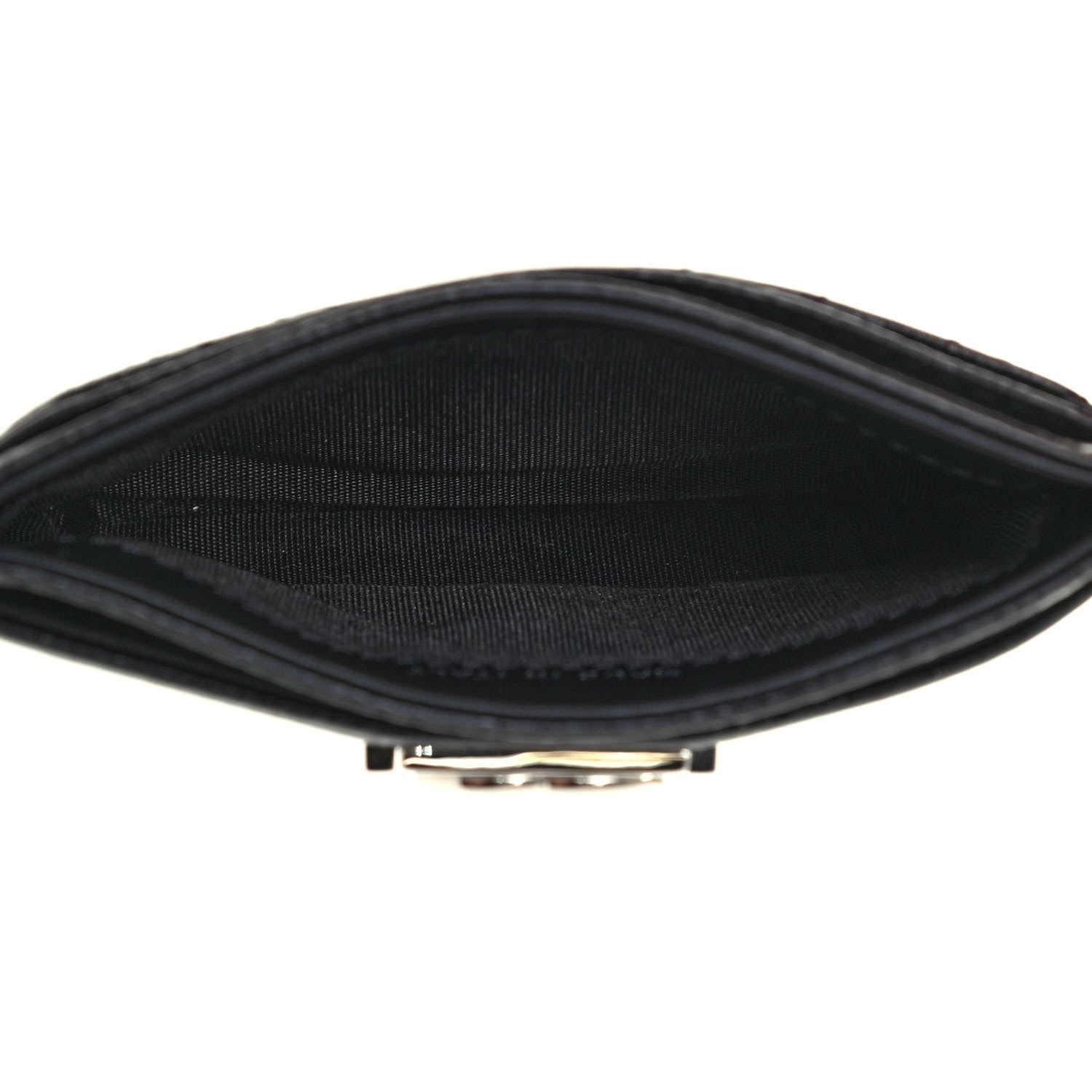 Chanel Caviar Chevron Quilted Boy Card Holder Black 3 of 7