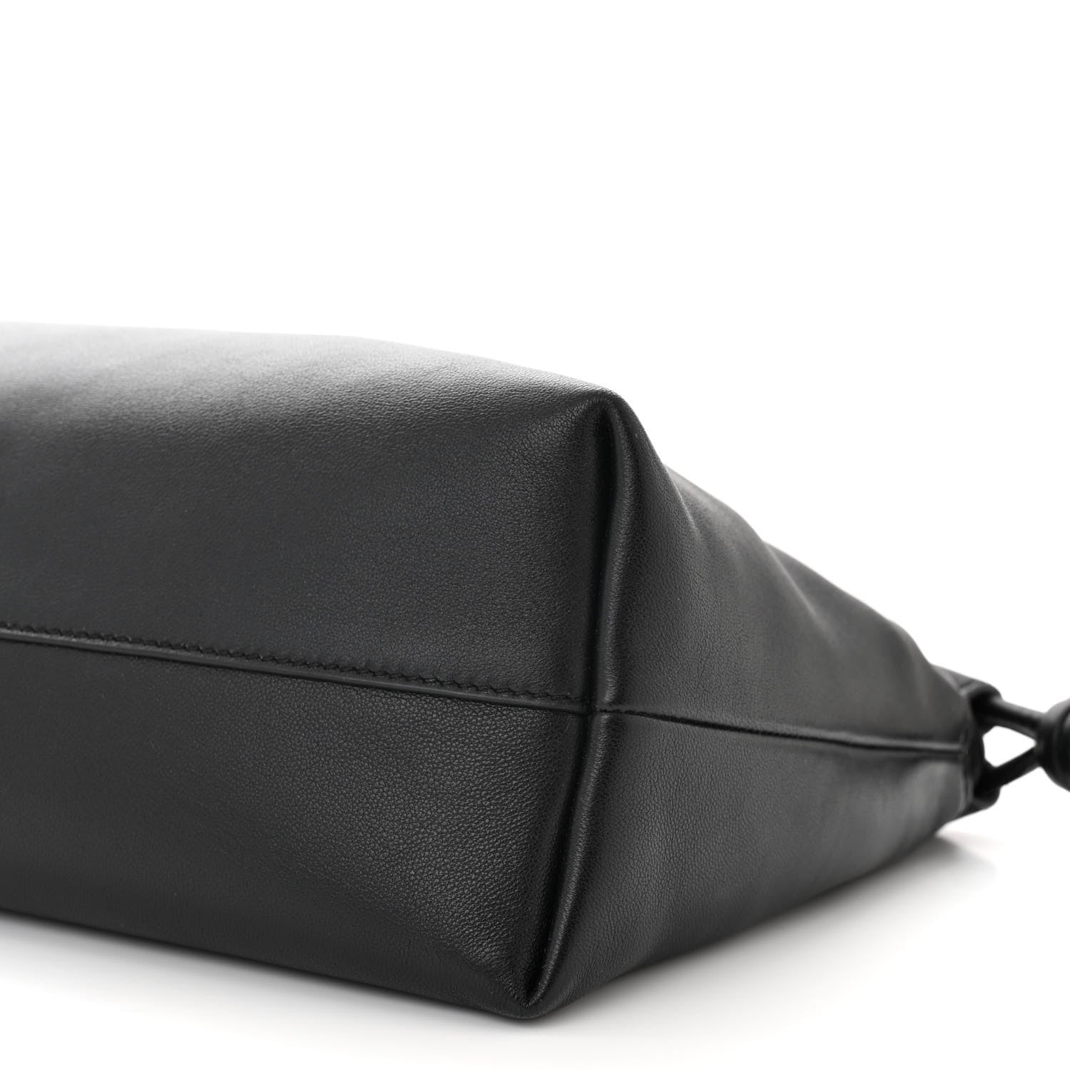 Loewe Mellow Nappa Donut Chain Flamenco Knot Clutch Black 10 of 11