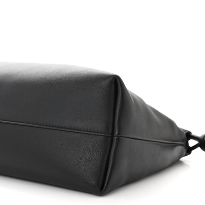 Loewe Mellow Nappa Donut Chain Flamenco Knot Clutch Black 10 of 11