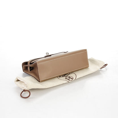 Hermes Swift Kelly Pochette Clutch Etoupe 6 of 17