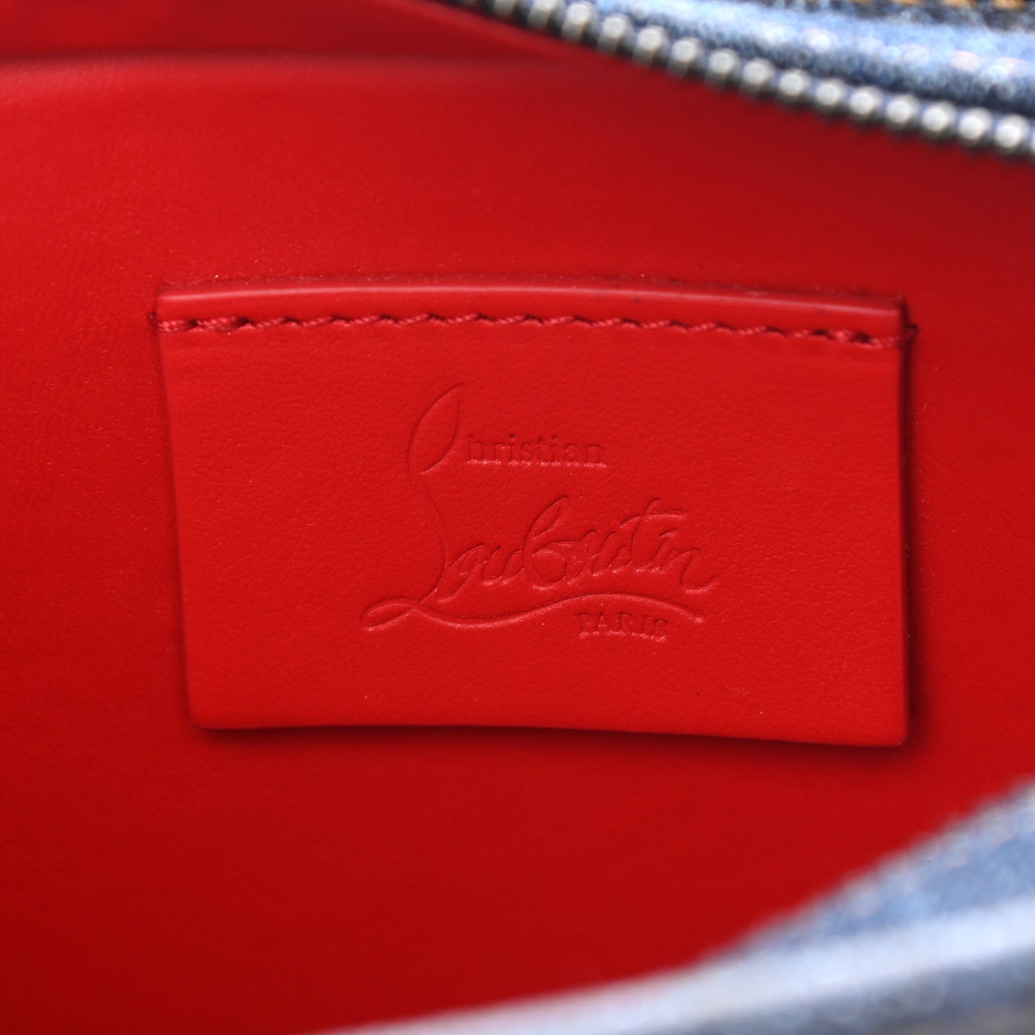 Christian Louboutin Miss Denim Calfskin Radioloubi Denim Sabagold 6 of 10