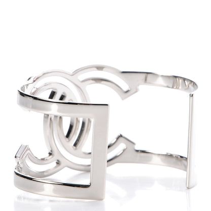 Chanel Crystal CC Cuff Silver 3 of 5