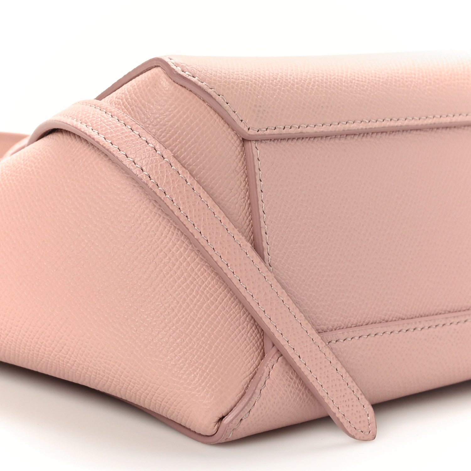 Celine Grained Calfskin Nano Belt Bag Vintage Pink 8 of 9