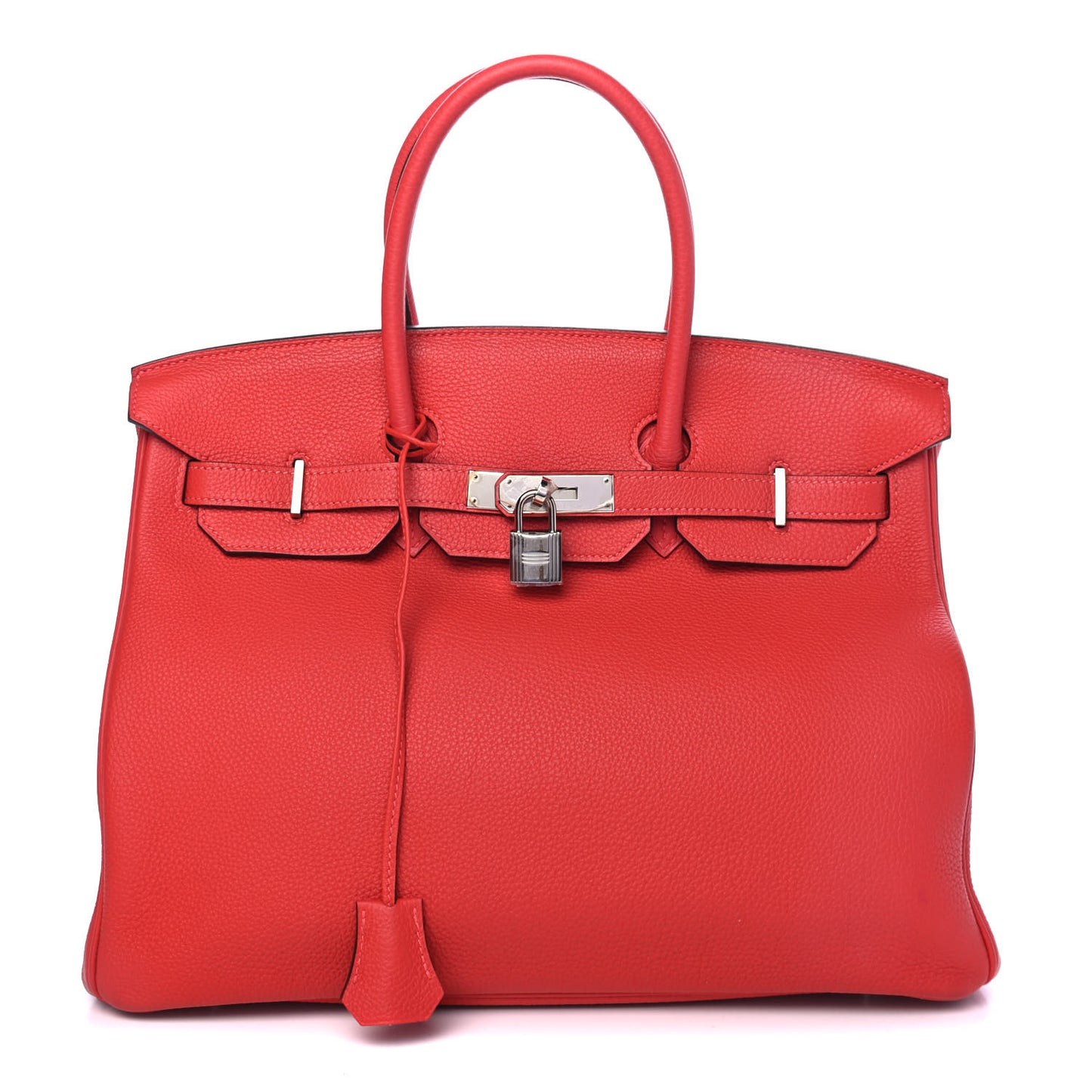 Togo Birkin 35 Rouge Pivoine
