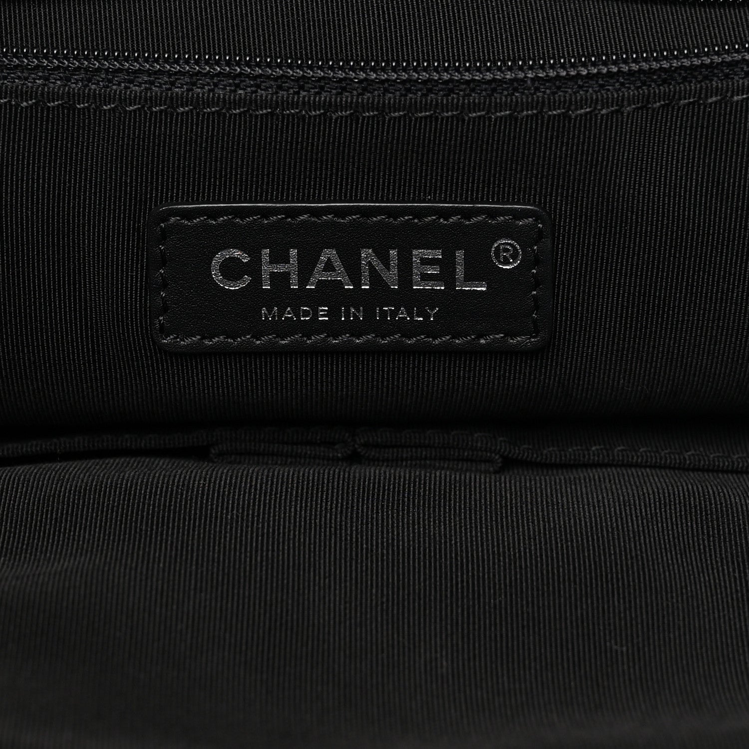 Chanel Vinyl Large La Pausa Bay Shopping Bag Black 6 of 10