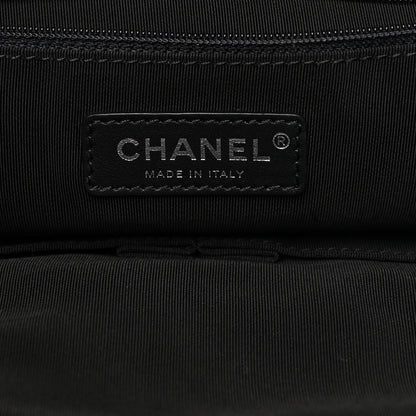 Chanel Vinyl Large La Pausa Bay Shopping Bag Black 6 of 10
