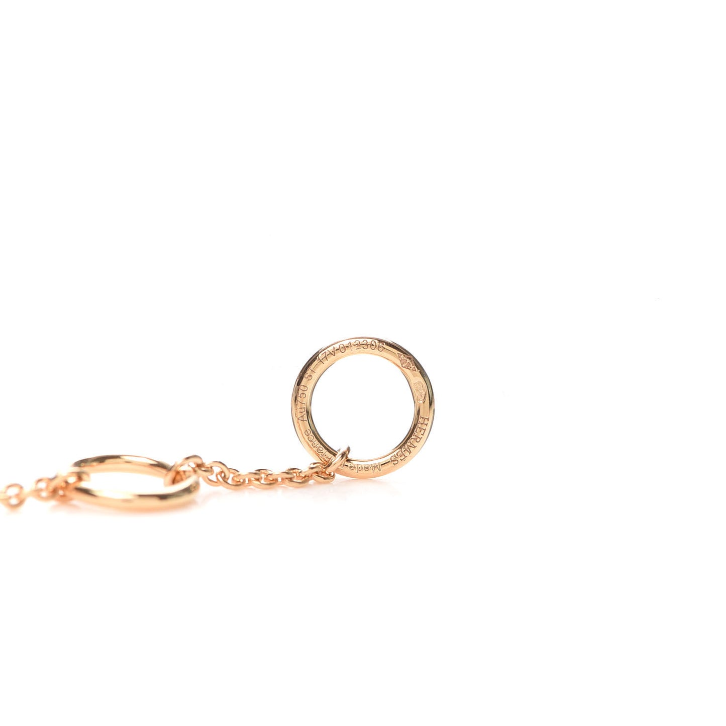 18K Rose Gold TPM Chaine d'Ancre Punk Necklace ST