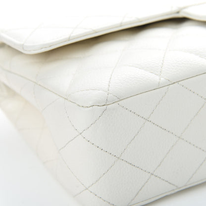 Chanel Caviar Quilted Small Double Flap White 9 of 14