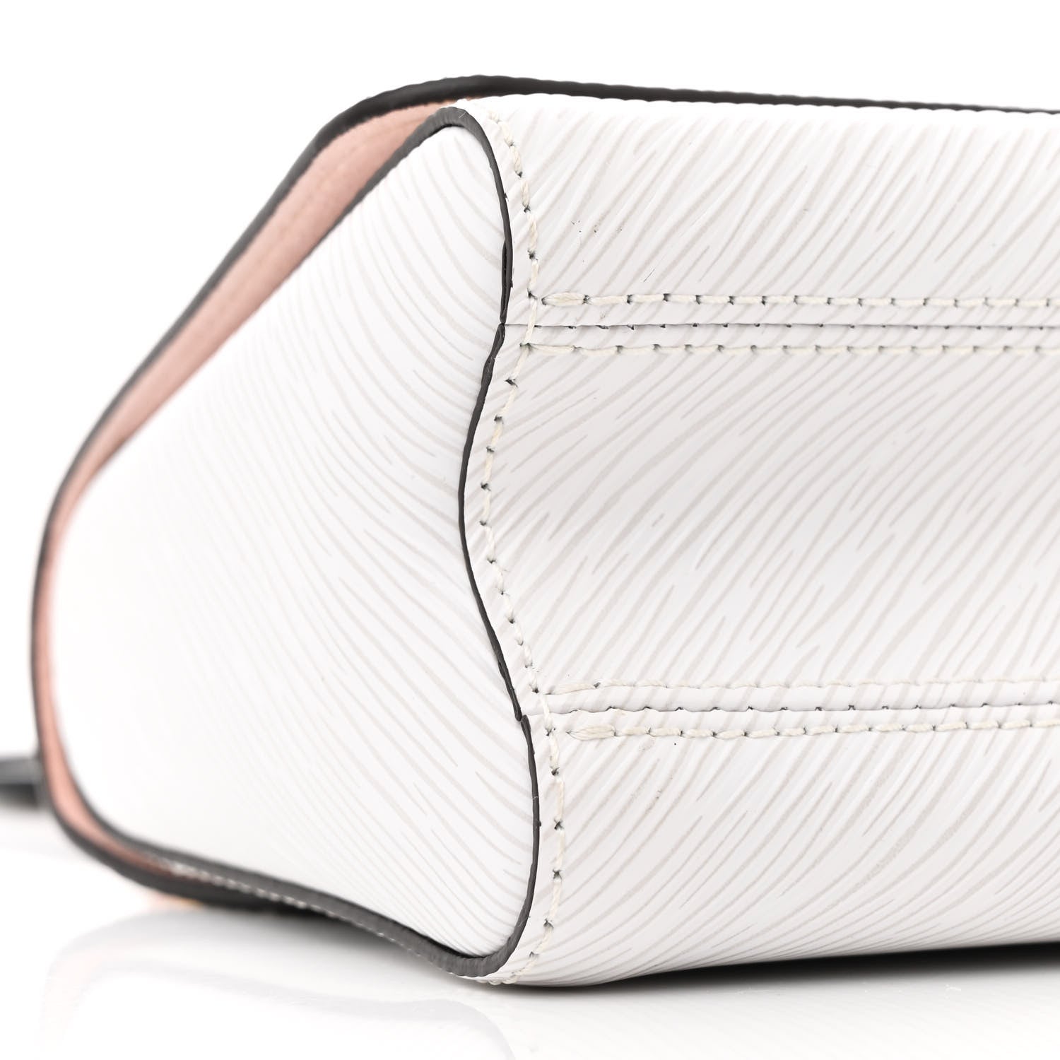 Louis Vuitton Epi Asnieres Flowers Twist Shoulder Bag PM White 8 of 9