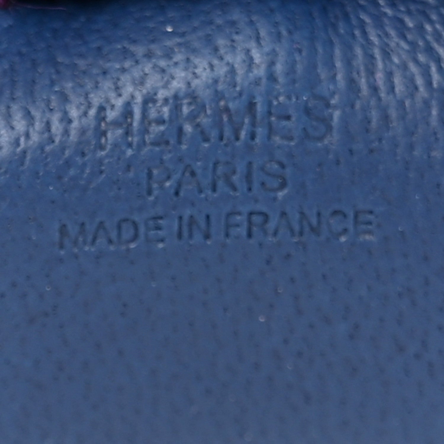 Hermes Milo Lambskin Grigri Rodeo Horse Bag Charm PM Bleu de Malte Kraft Violet 3 of 7