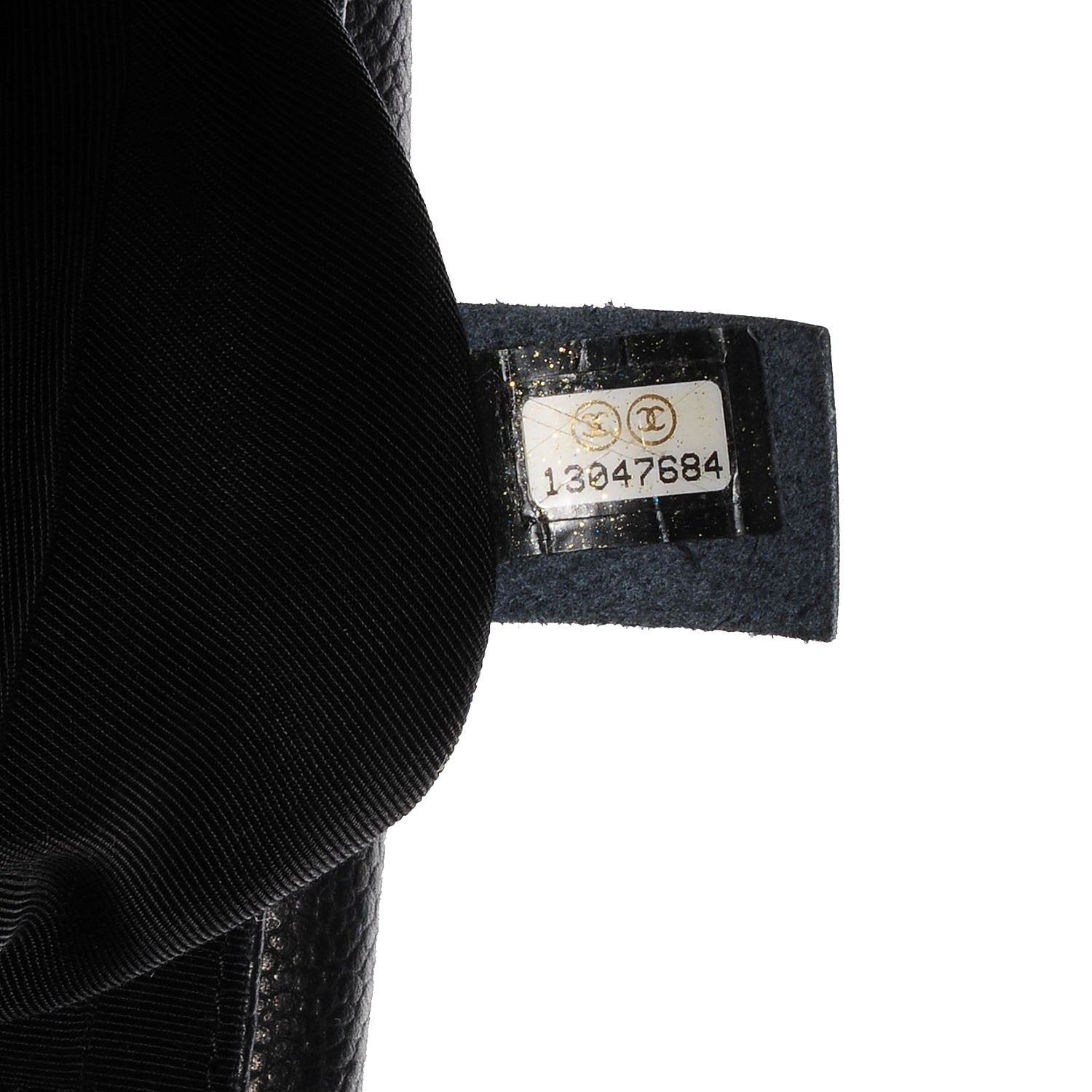 Chanel Caviar Half Moon Wallet On Chain WOC Black 9 of 11