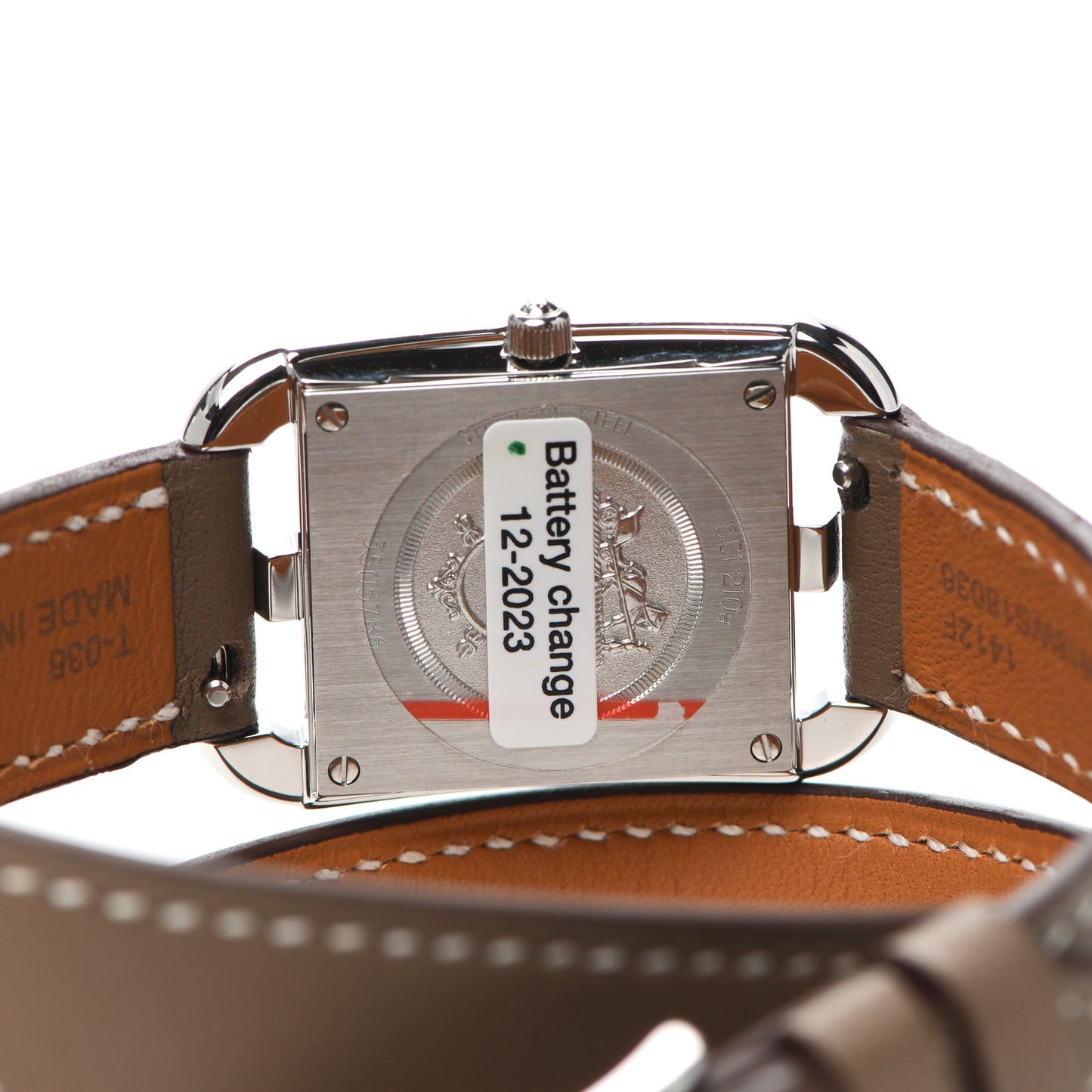 Stainless Steel Swift 23mm Cape Cod Double Tour Quartz Watch Etoupe