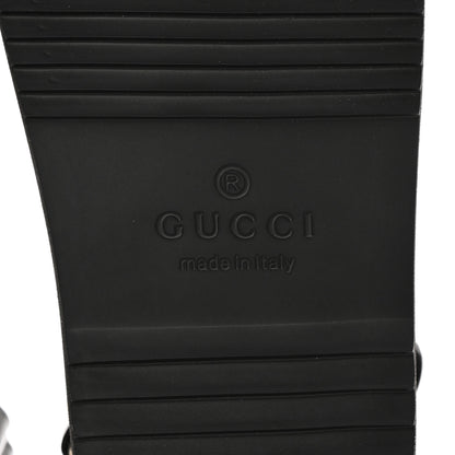 Gucci Rubber Mini Double G Womens Isla Dad Sandals 36 Black 6 of 11