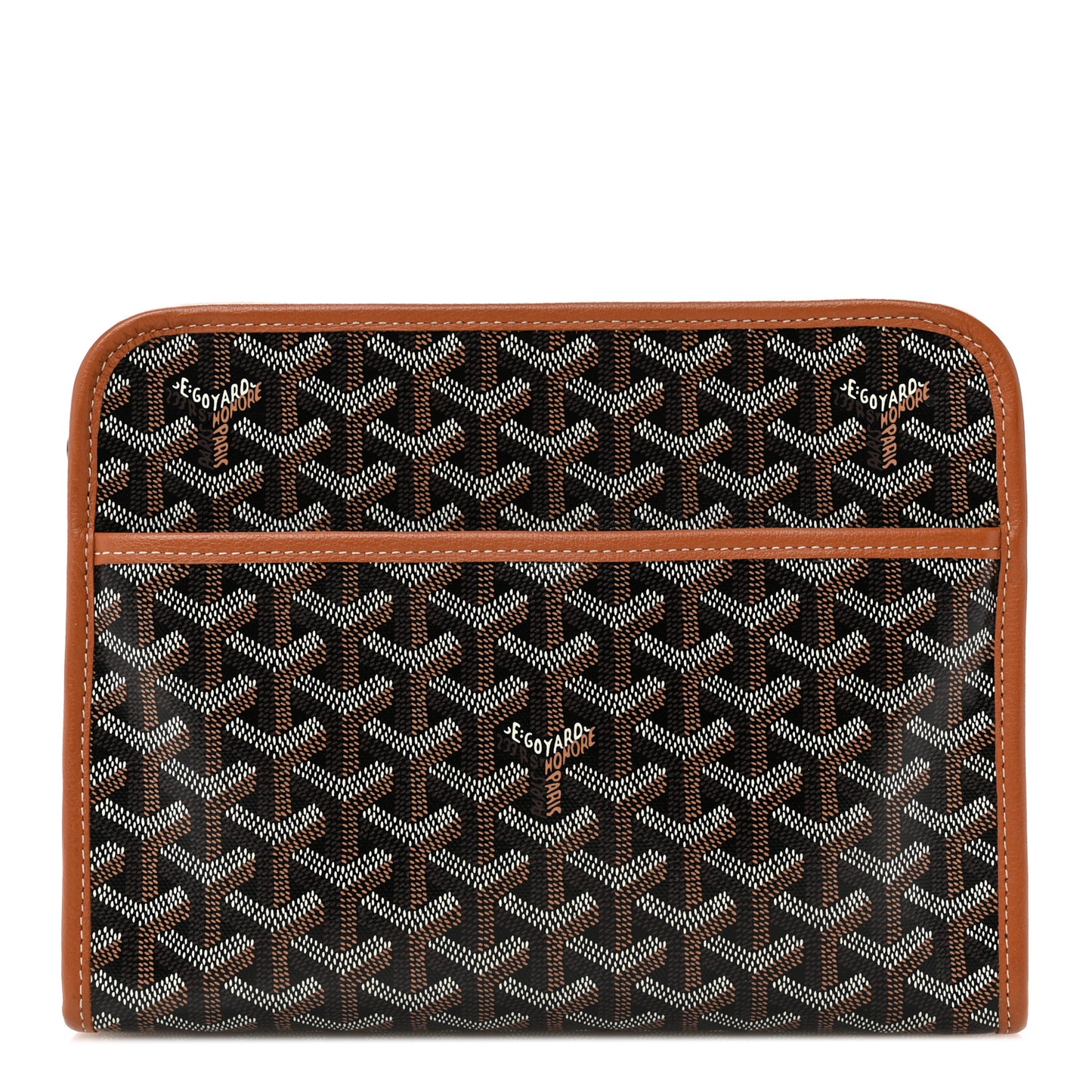 Goyardine Jouvence MM Toiletry Pouch Black Gold
