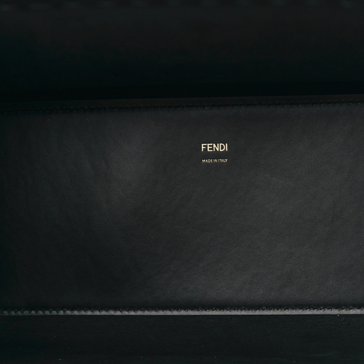 Vitello King Plexiglass Medium Fendi Sunshine Shopper Tote Black