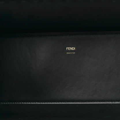 Fendi Vitello King Plexiglass Medium Fendi Sunshine Shopper Tote Black 6 of 8