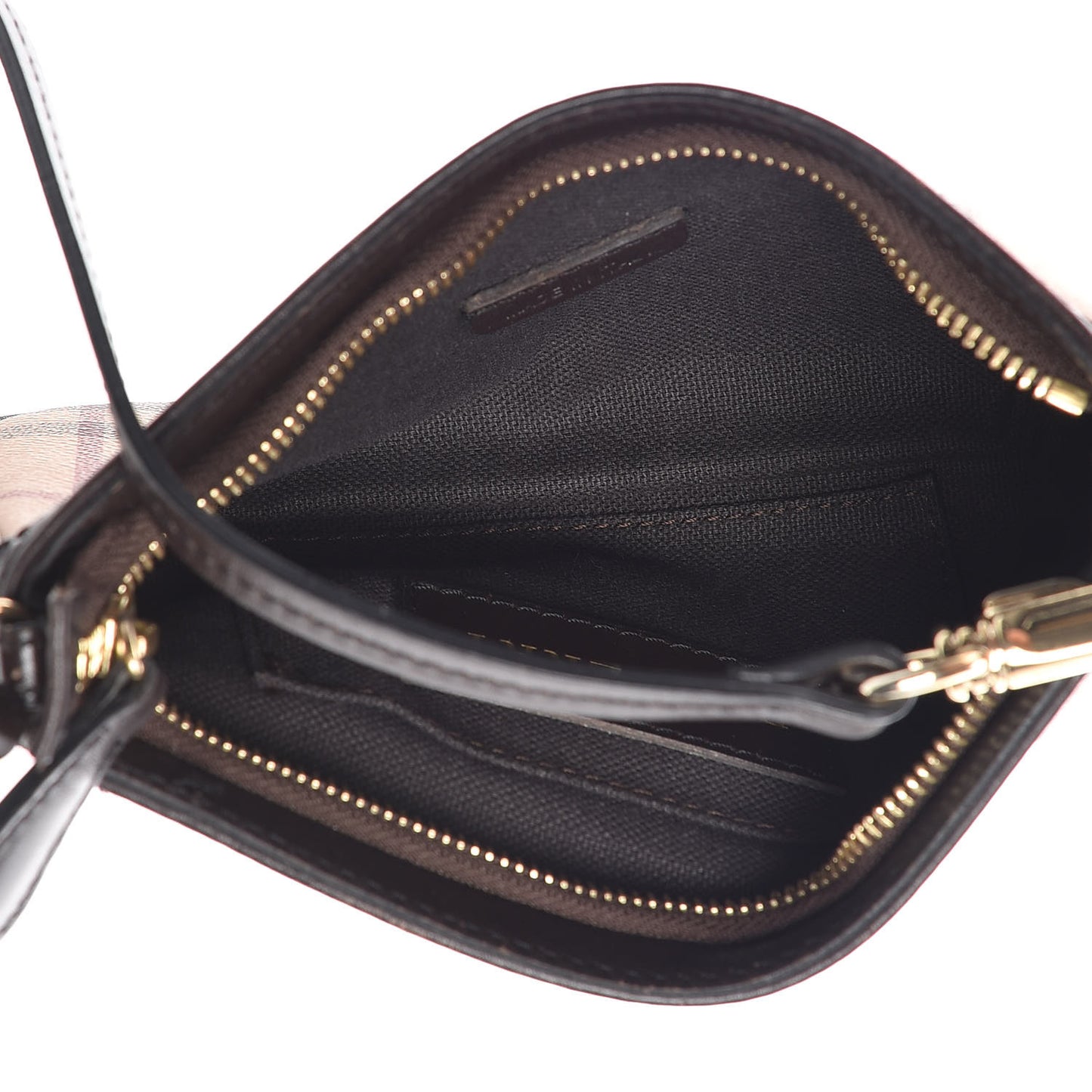 Haymarket Check Pochette Chocolate