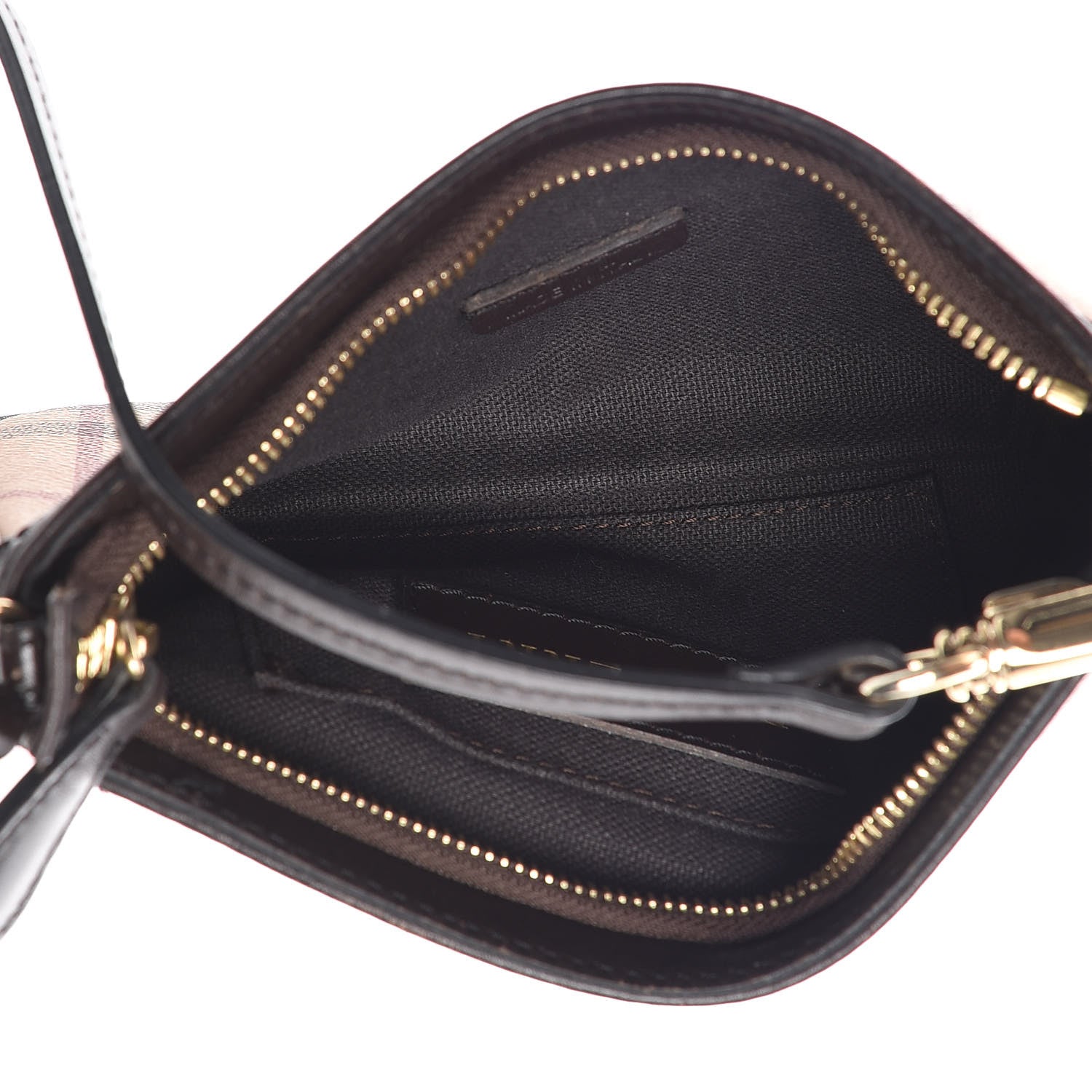 Burberry Haymarket Check Pochette Chocolate 5 of 7
