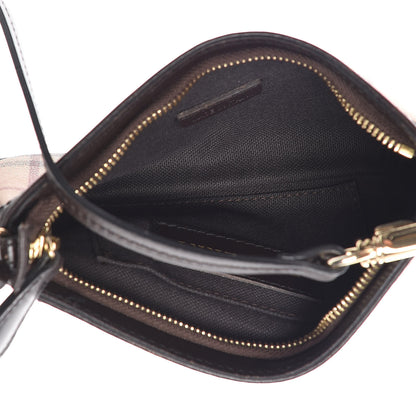 Burberry Haymarket Check Pochette Chocolate 5 of 7