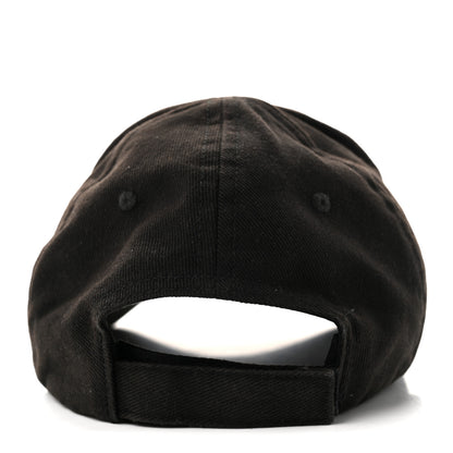 Balenciaga Cotton Cap Hat L  Black 5 of 8
