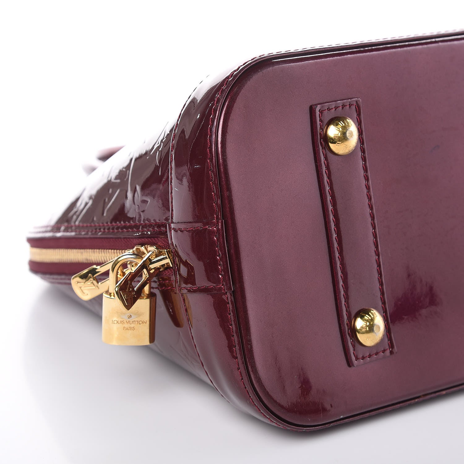 Louis Vuitton Vernis Alma PM Rouge Fauviste 8 of 11