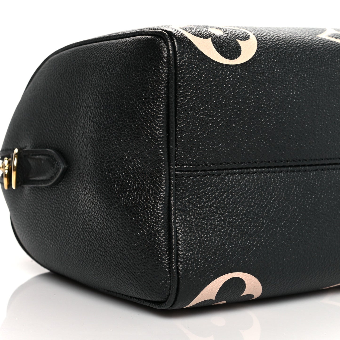Empreinte Monogram Giant Speedy Bandouliere 25 Black Beige