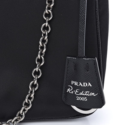 Prada Nylon Re-Edition 2005 Shoulder Bag Black 10 of 11