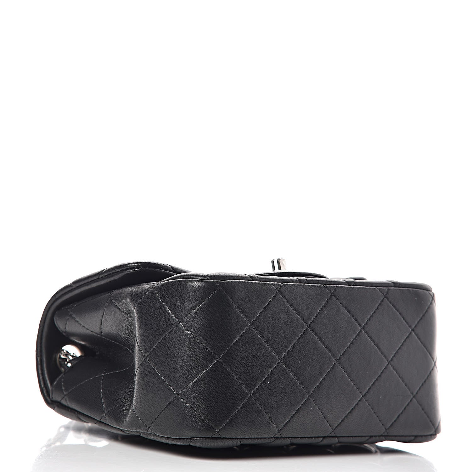Chanel Lambskin Quilted Mini Square Flap Black 4 of 11