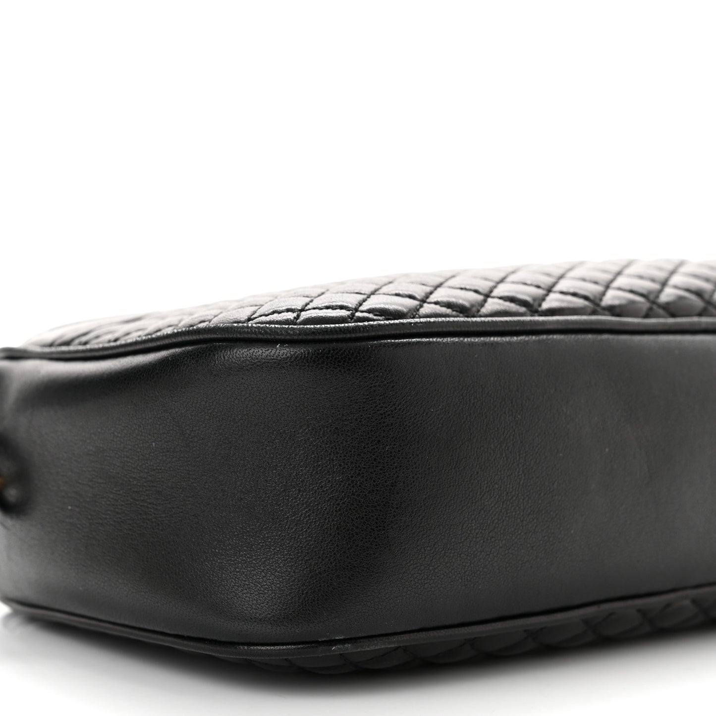 Lambskin Quilted Victoire Camera Bag Black