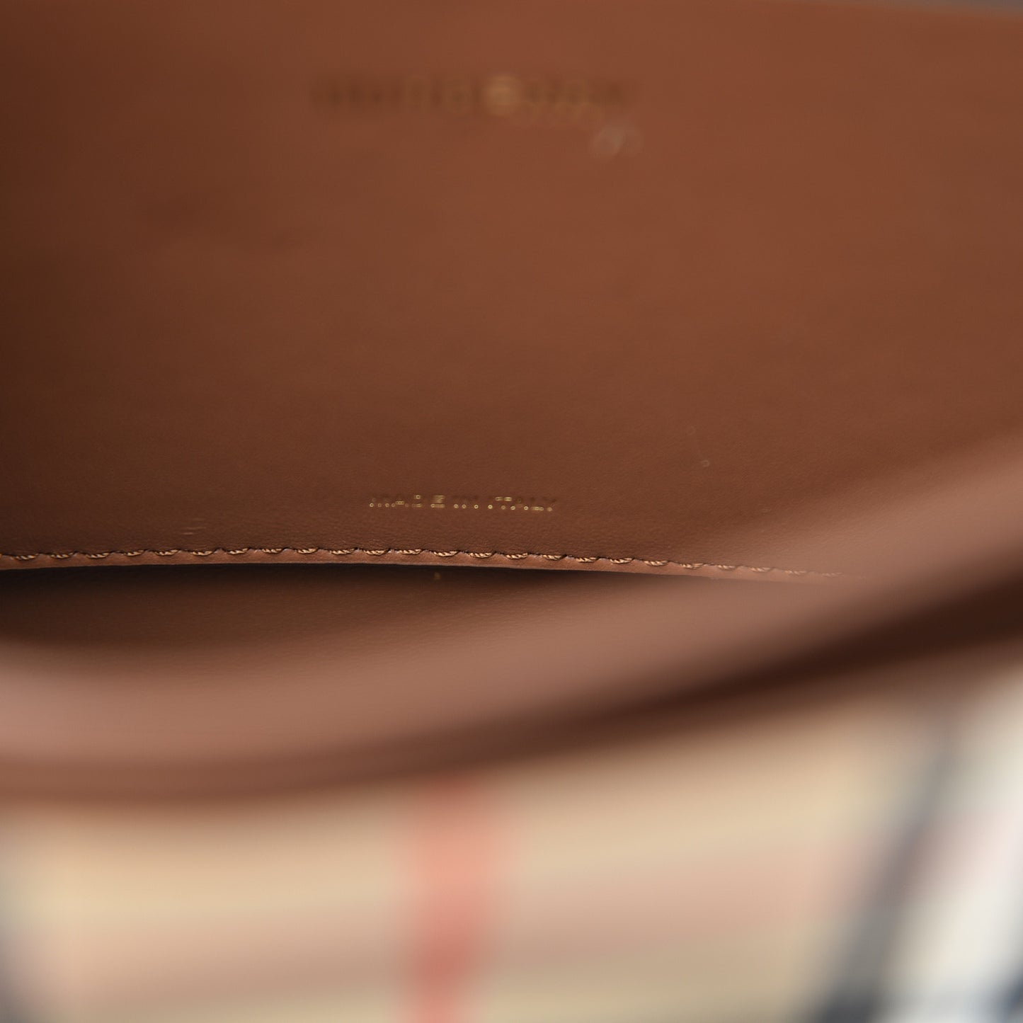 Cotton Canvas Vintage Check Small D-Ring Bag Brown