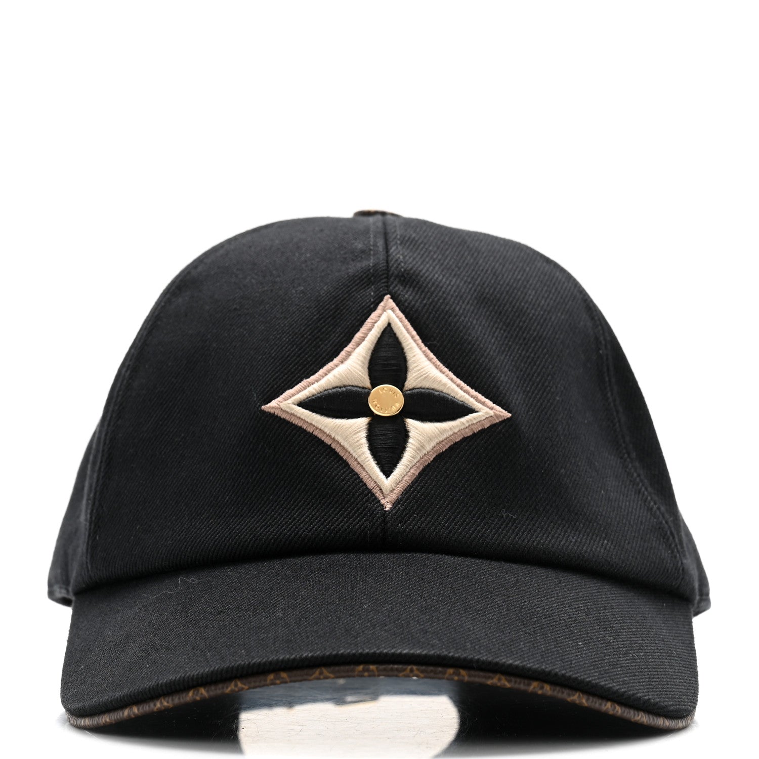 Louis Vuitton Monogram Cotton Jacquard Embroidered LV Day Cap M Black 3 of 11